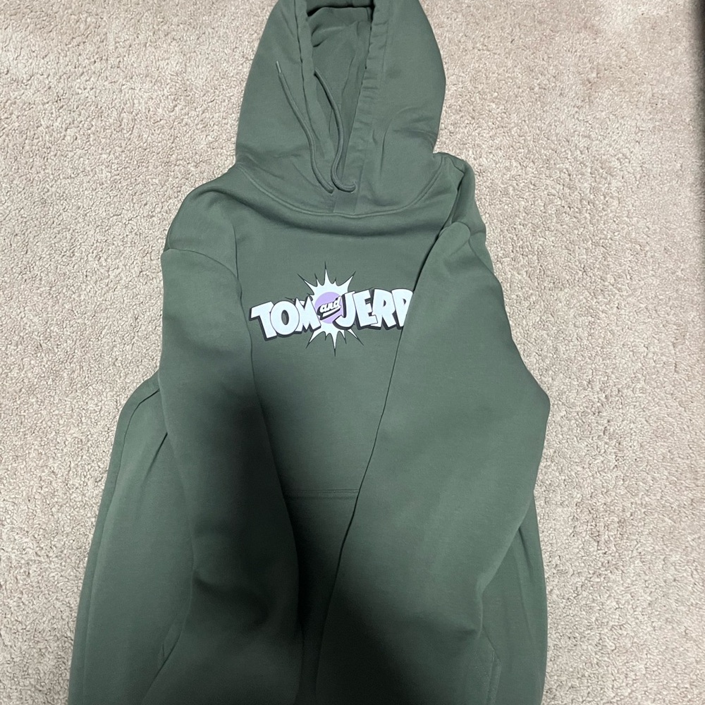 Tom and Jerry Green Hoodie
